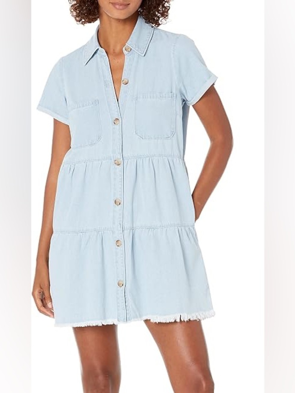 Show Me Your Mumu Denim Shirt Dress